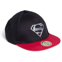 Hot Gifi Casquette Superman coton noir et rouge