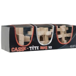 Gifi Jeux De Société Et Éducatifs<Casse tête bois x3
