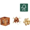 Gifi Jeux De Société Et Éducatifs<Casse tête en bois certifié FSC® 8 pièces