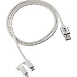 Câble de charge universel effet guirlande 2en1*Gifi