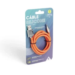 Câble lightning 1m en silicone*Gifi Outlet