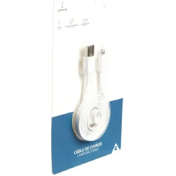 Câble lightning plat charge et transfert de données 1 m*Gifi Outlet