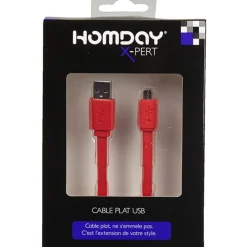 Câble plat USB*Gifi Outlet