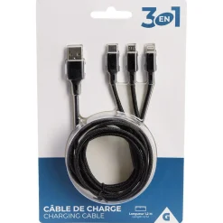 Câble USB magnétique 3 en 1*Gifi Best