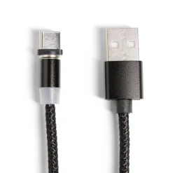 Câble USB magnétique 3en1 USB-C microUSB lightning 1m*Gifi New