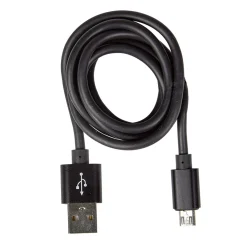 Câble USB vers micro USB plastique PP Noir charge rapide*Gifi