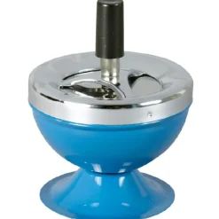 Cendrier poussoir bleu*Gifi Clearance