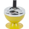 Cendrier poussoir jaune*Gifi Discount