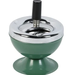 Cendrier poussoir vert*Gifi Discount