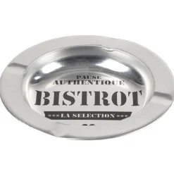 Cendrier rond inscription Pause authentique Bistrot La Sélection*Gifi Online