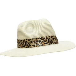 Gifi Chapeau en paille ruban déco