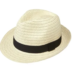 Sale Gifi Chapeau été beige avec ruban