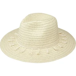 Hot Gifi Chapeau été beige avec ruban homme et femme