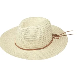 Hot Gifi Chapeau été beige avec ruban homme et femme