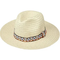Hot Gifi Chapeau été beige avec ruban homme et femme