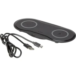 Chargeur sans fil double noir*Gifi Best
