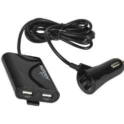 Chargeur voiture double allume cigare 4 USB*Gifi Discount