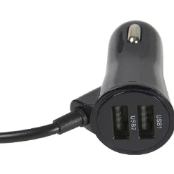 Chargeur voiture double allume cigare 4 USB*Gifi Discount