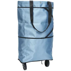 Online Gifi Chariot de course cabas 2-en-1 bleu