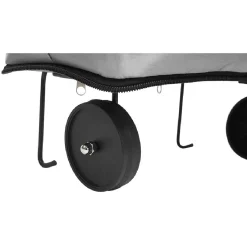 Gifi Chariot de course cabas 2-en-1 gris