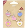 Gifi Charm coeur x5