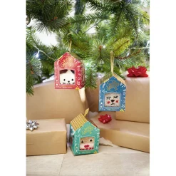 Outlet Gifi Chaussette doudou suspension cadeau ours