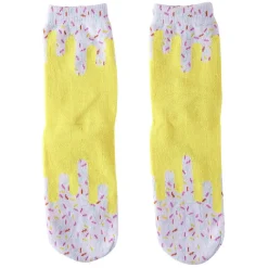 Sale Gifi Chaussette fantaisie jaune