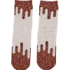 New Gifi Chaussette fantaisie marron