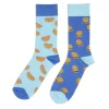 Online Gifi Chaussettes dépareillées motif burger/hot dog - T41/45