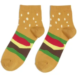 Clearance Gifi Chaussettes originales basses motif pois jaune/multicolore - T41/45