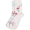 New Gifi Chaussettes originales basses motif flamant rose - T36/40