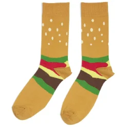 Gifi Chaussettes originales motif pois jaune/multicolore - T41/45