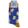 Best Gifi Chaussettes originales motif bière bleu/jaune - T41/45