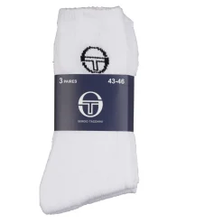 Outlet Gifi Chaussettes x3 Sergio Tacchini blanches