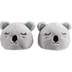 Sale Gifi Chaussons adulte design panda gris