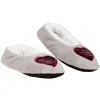 Discount Gifi Chaussons ballerines femme gris motif sequin rose T36-41
