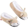 Gifi Chaussons ballerines fourrés adulte design renard marron
