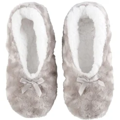 Gifi Chaussons ballerines polyester gris - T36 à 41