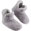 New Gifi Chaussons bottes adulte fourrés uni gris