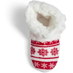 Online Gifi Chaussons bottes de Noël rouge et blanc 40/41