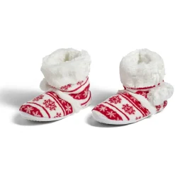Gifi Chaussons bottes de Noël rouge et blanc 38/39