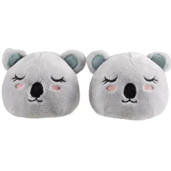 Hot Gifi Chaussons enfant design panda gris