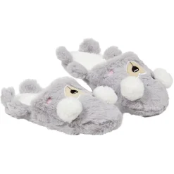 Online Gifi Chaussons Femme motif animal+pompons T36/41