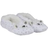 Outlet Gifi Chaussons Femme ours blanc gris T36/41