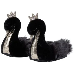 Sale Gifi Chaussons forme Cygne noir doré T36 à 41