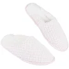 New Gifi Chaussons mules adulte rose et blanc