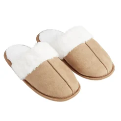Discount Gifi Chaussons mules femme marron fourrées T38/39