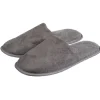 Outlet Gifi Chaussons mules gris foncé homme