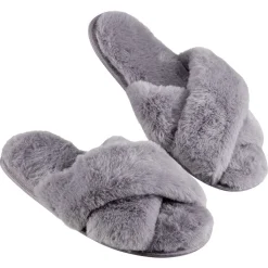 Online Gifi Chaussons ouverts imitation fourrure