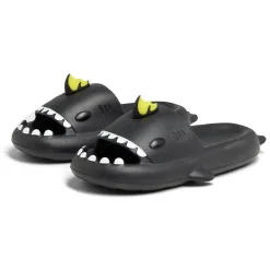 Clearance Gifi Chaussons requin dragon caoutchouc gris 40/41